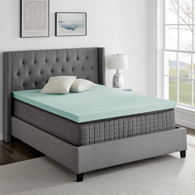 Purdy 2'' Cooling Infused Gel Memory Foam Mattress Topper
