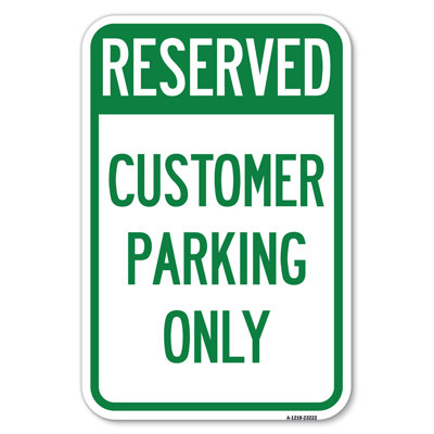 Reserved - Customer Parking Only/23222