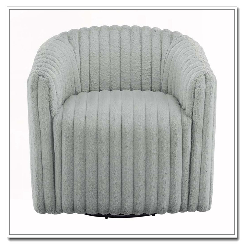Fauteuil demi-tonneau pivotant Plush
