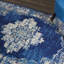 Tapis oriental bleu / blanc Burnie-1073967814