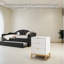 Table de chevet Modern Platinum