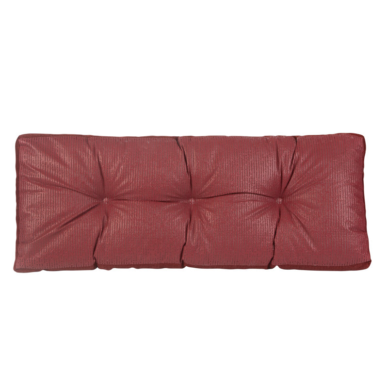 Omega Non-Slip Bench Cushion, Flame, 35" W x 14" D