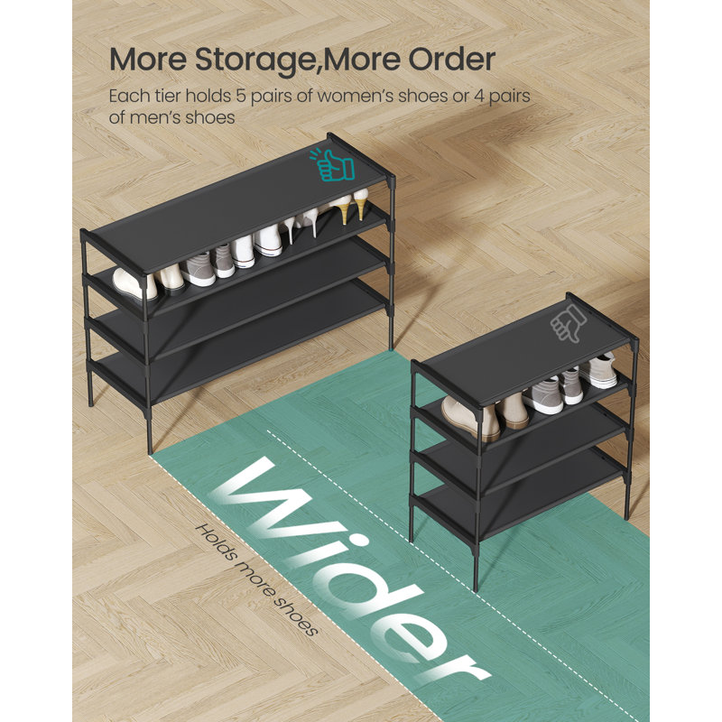 20 Pair Stackable Shoe Rack