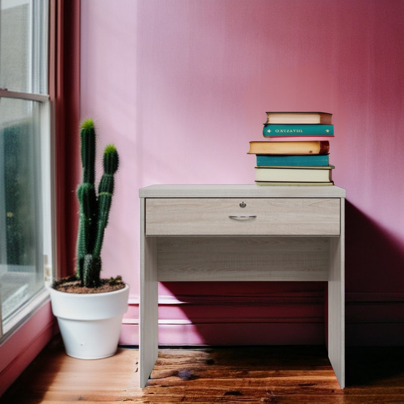 Malkie Computer Desk, White Oak