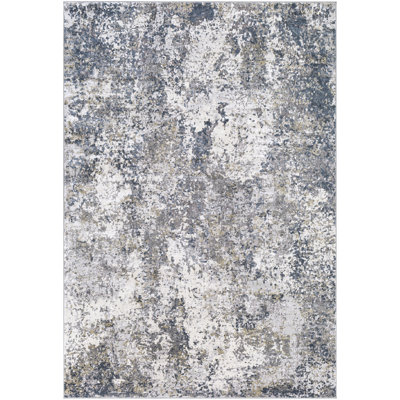 Tapis gris anthracite / gris clair Adelene