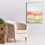  «Blush Sunrise 1» par Alicia Longley, art mural sur toile, 26 po x 34 po