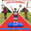 Ensemble de volleyball tout-en-un Machrus Champ Celebrations - Sac de sport pour enfants, filet de volleyball, terrain