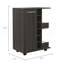 Chariot-bar Tennessee, une armoire avec une division, six casiers pour boissons alcoolisées, deux tablettes-128970405-128970407