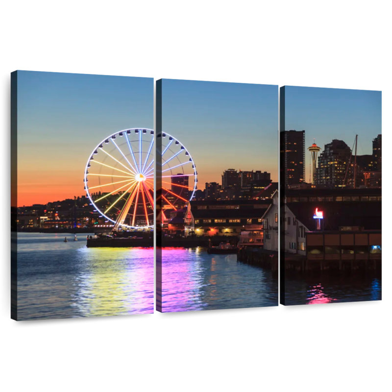 Seattle Waterfront Sunset