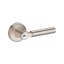 Lake Forest Keyed Entry Lever with Recessed Round Rose in Lifetime (PVD) Satin Brass-775444152