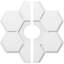 Médaillon de plafond contemporain en PVC de qualité architecturale Daisy-36073288