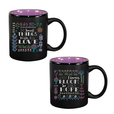 Ensemble de grandes tasses à cocktail 11 oz Bright Folklore Inspiration