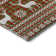 Premium Machine Washable Dockside AMF1820 Reindeers and Snowflakes Rug