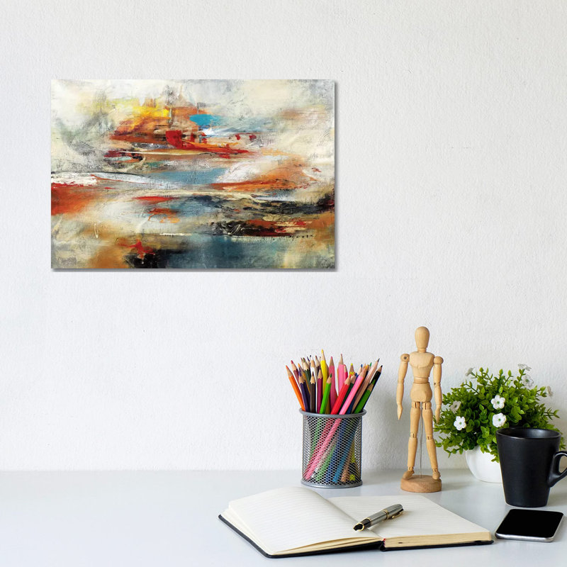 Fancypants Wacky Dogs VIII by Gabriela Villarreal - Wrapped Canvas Painting, 20.32 cm H x 30.48 cm W
