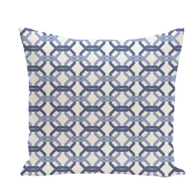 We're All Connected Geometric Reversible Throw Pillow