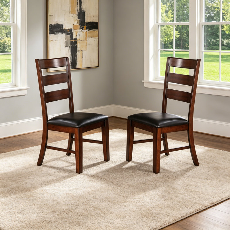Ladder Back Dining Side Chairs