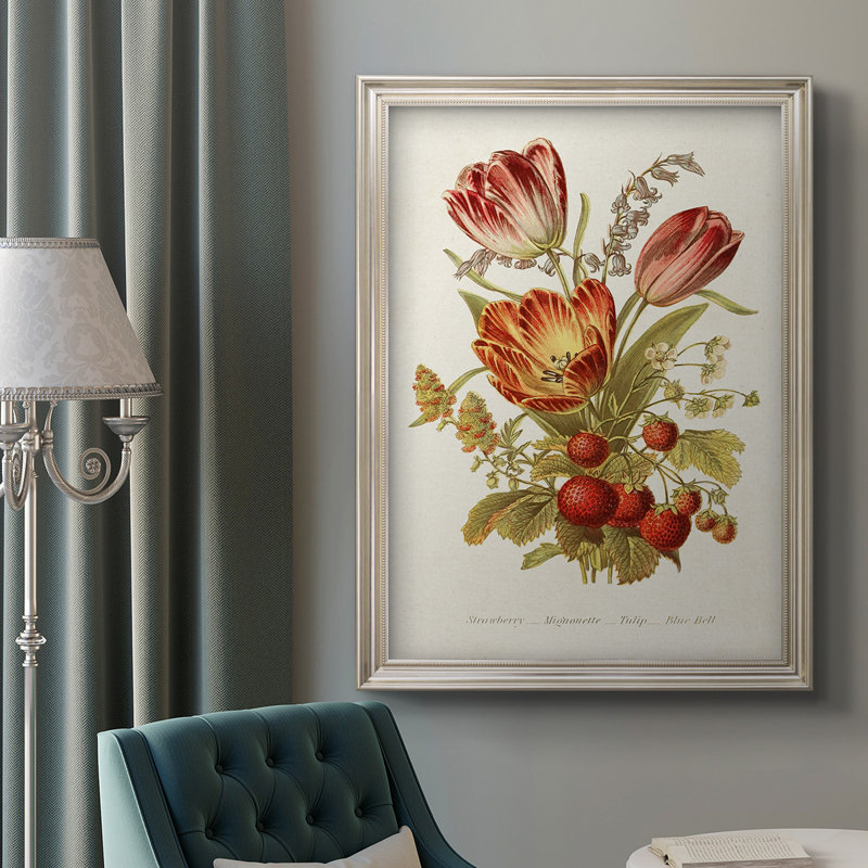 Antique Bouquet - Reproduction de photo sur toile simple, L 29 po x H 41 po