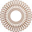 Médaillon de plafond ajouré en bois d'aulne 26 po x P 9 5/8 po x T 1/4 po-63411788-63411775