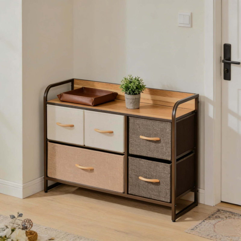 Armoire de rangement rustique, organisateur de rangement, tour de commode autoportante, armoire de rangement de couloir