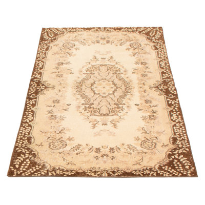 Vincente One-of-a-Kind 3'11" X 6'10" 2000s Wool Area Rug in Cream