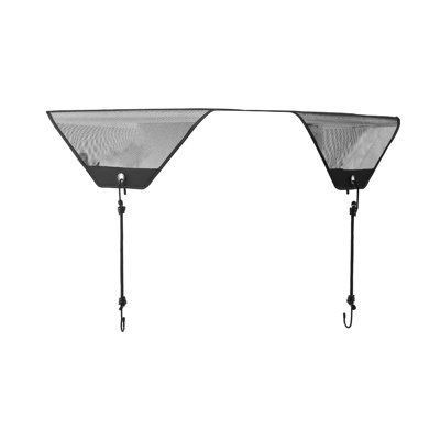 Housse universelle pour climatiseur en maille pour unités extérieures - Protecteur CA en PVC résistant aux déchirures de 32 x 32 po avec crochets faciles à installer pour toutes les saisons