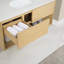Redbridge 42'' Single Wall Mounted Bathroon Vanity with Quartz Top