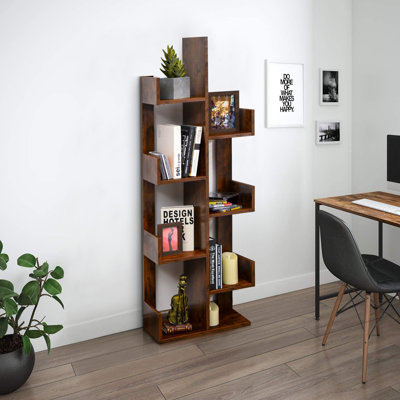 Myhia 145 cm H x 50 cm W Geometric Bookcase