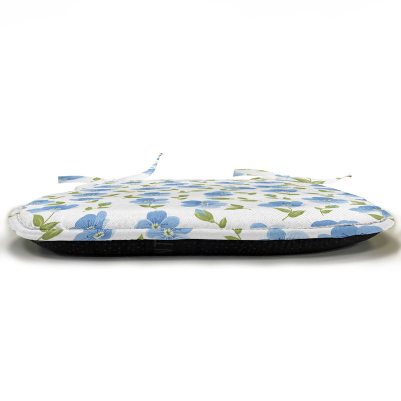 Chair Pad Cushion, Pale Blue/Green