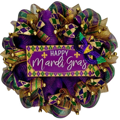 Couronne Happy Mardi Gras