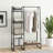 Multi-Shelf Metal Garment Rack-1689617434