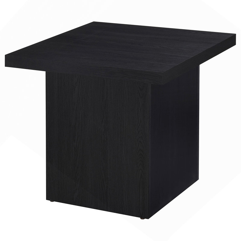 Table de bout carrée noire