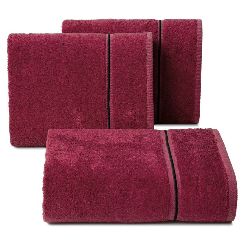 Kirren Midweight Jacquard Hand Towel, Red