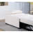 Convertible Chair In White With And Seatback Modern Function