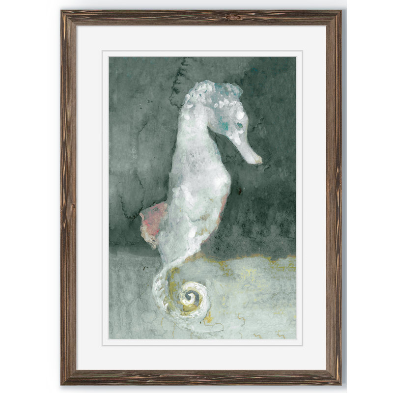 « aquatique ii » par paul cezanne-cadre photo, reproduction d’art, H 30 po x l 22 po x P 2 po, Toile encadrée, blanc