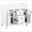 Armoire de rangement moderne avec 2 portes à fermeture douce et 2 tiroirs-1183078446