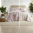 Reversible King Bedding Sets, Microfiber Seersucker Floral Home Comfort