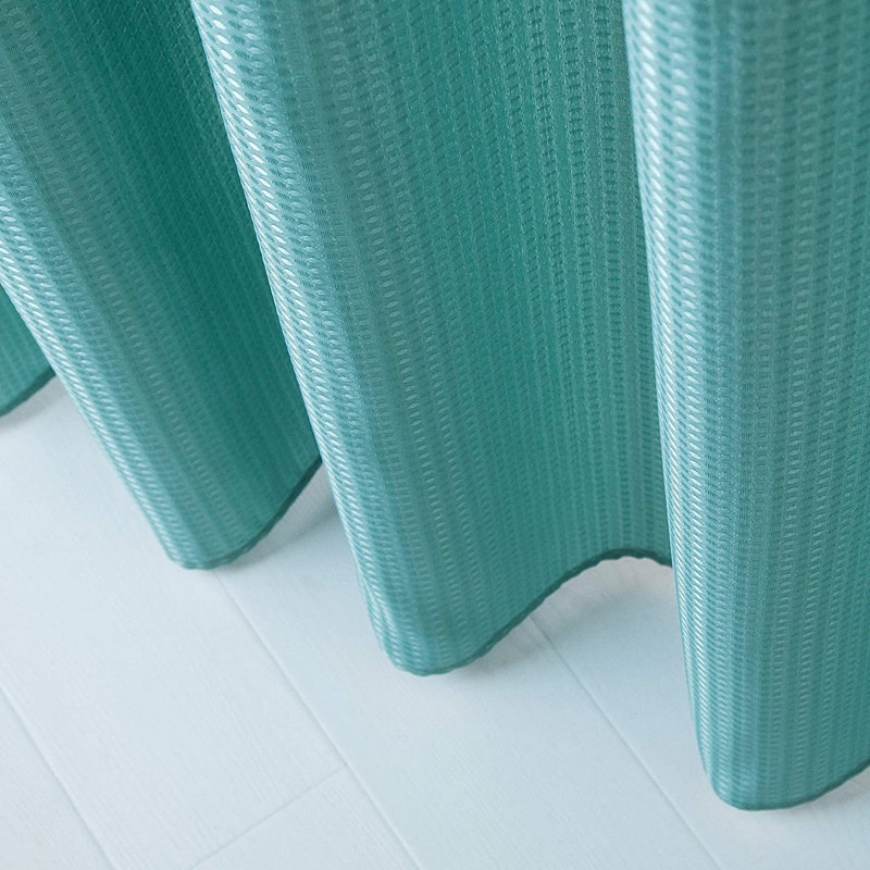 Ensemble de rideau de douche 2 pièces, Turquoise