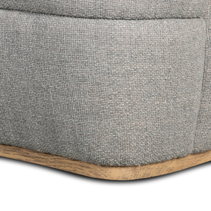 Sandie Swivel Lounge Chair, Gibson Silver