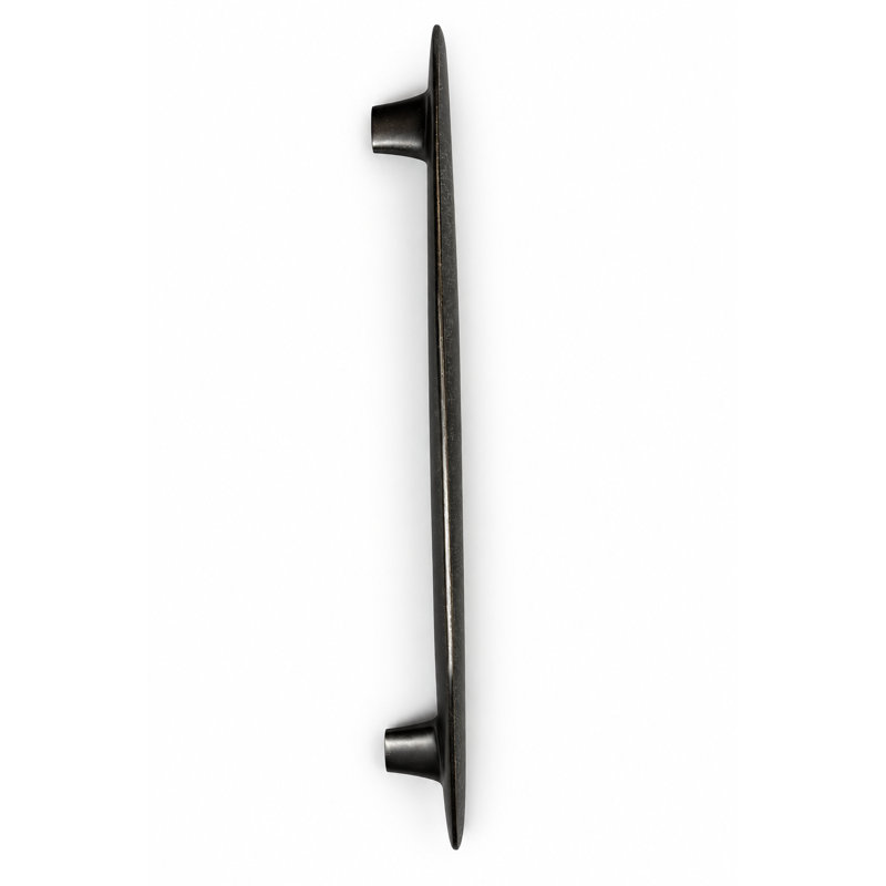 Pebble Collection Appliance Pull 18 Inch Center to Center, Black Nickel Vibed