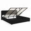 Lit plateforme tapissier hydraulique avec rangement Chenille-100596911-100596905