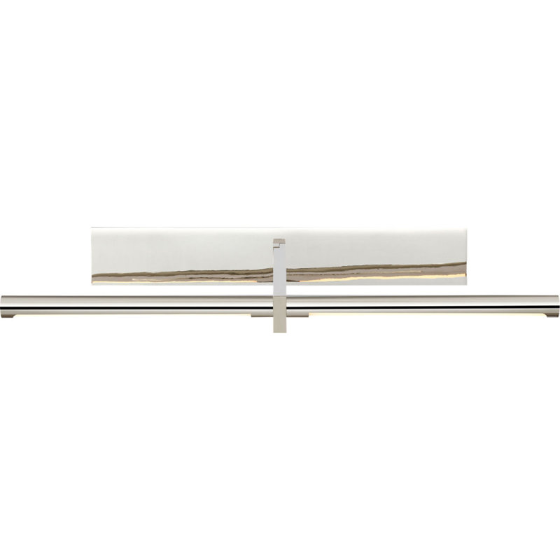 Axis Pivoting Library Light, 3" H x 24.5" W x 13.25" D, Polished Nickel