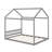 Wooden House Bed With Headboard-801188085