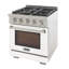 30 in. 4.2 cu. ft. Natural Gas Range and Convection Oven in Light Blue with True Simmer Burners-1953421732-1953421401