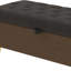 Banc de rangement avec repose-pieds Modern Modern-132398644-132398646