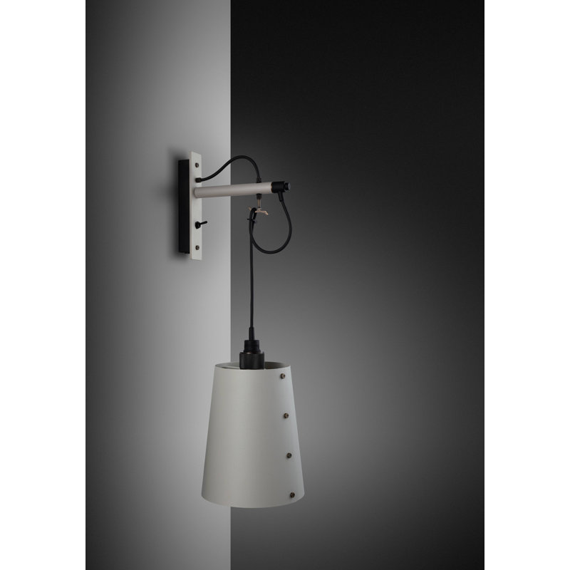Armed Sconce, Stone/Smoked Bronze, 10.2 x 8.3