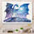 Toile blanche avec cadre photo