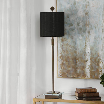 Lampe de table en laiton antique 34 po Lilou