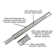 Drawer Slide Center Mount 3/4 Extension Cadmium Finish