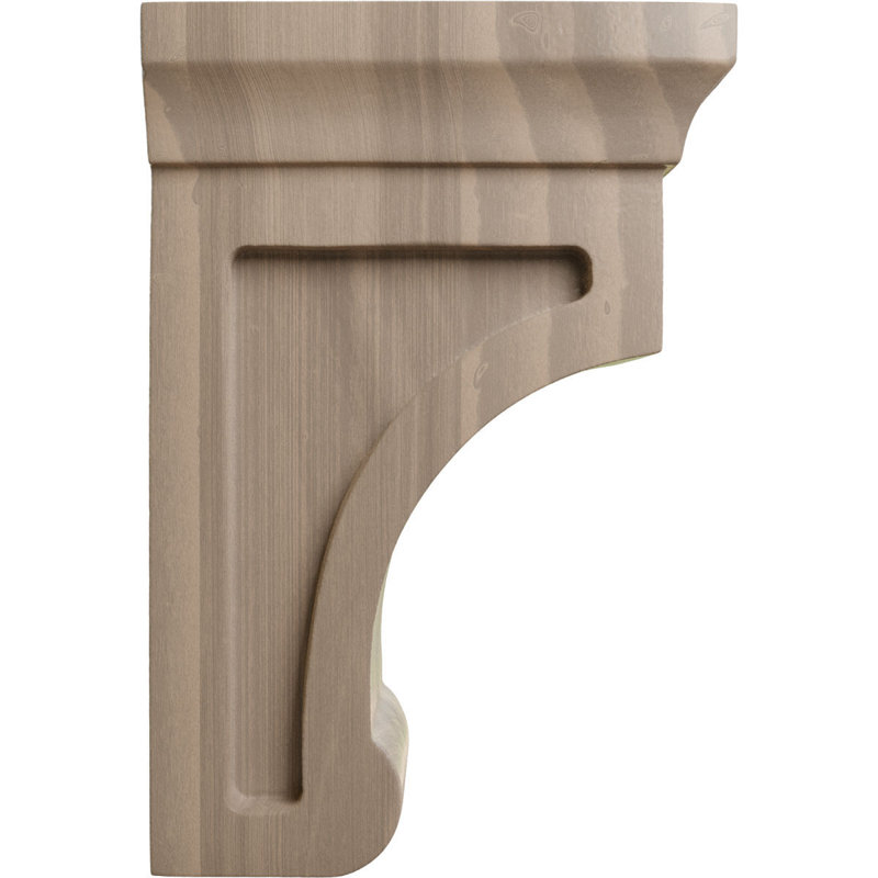 Support en bois Gomez, Noyer, H 6 po x l 2,5 po x P 4 po