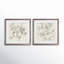 Whispering Leaves - Ensemble de 2 reproductions d'art sur papier encadrées-27611508